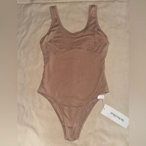 Lunya Taupe Sleeveless Bodysuit
